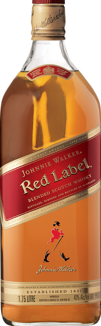 Johnnie Walker Red Label Blended Scotch 1.75 l - Applejack